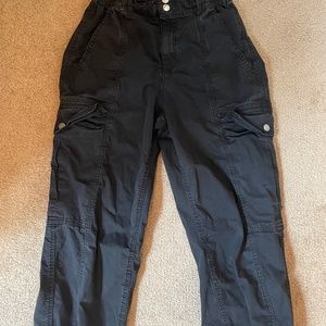 Black cargo pants